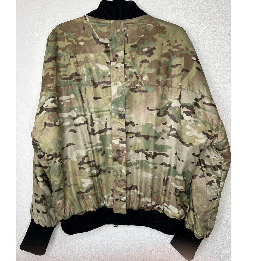 Daniel Patrick Olive Camo Front Split Zip Satin L… - image 5